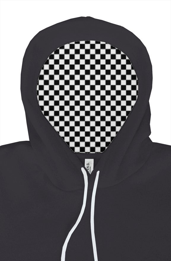 "Go ride a motorcycle" Checkered Flag Premium Hoodie