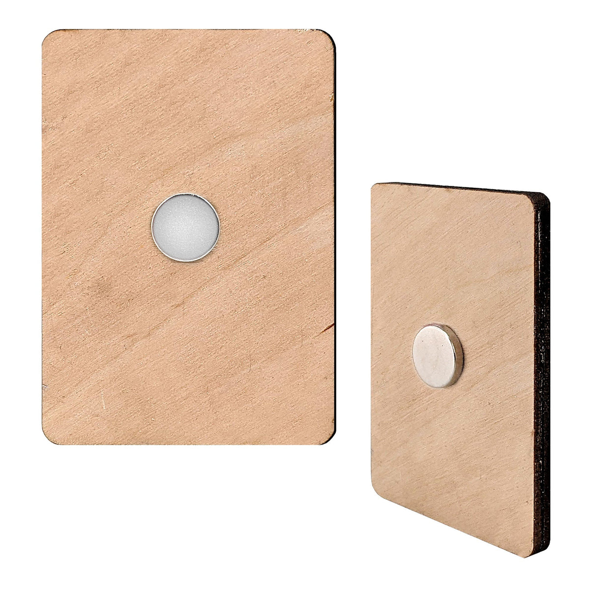 Flurries Fetch and Fun Santa Dog Eco Wood Refrigerator Magnets Set of 3