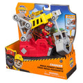 Rubble crew chargers mega grab crane, toy truck with charger figure and 2 removable tools, paw patrol toys