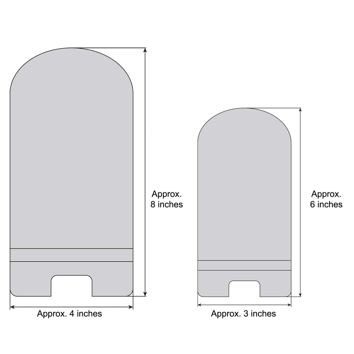 American Freedom Cell Phone Stand Wood Mobile Tablet Holder Charging Station Organizer - 892077C-DG
