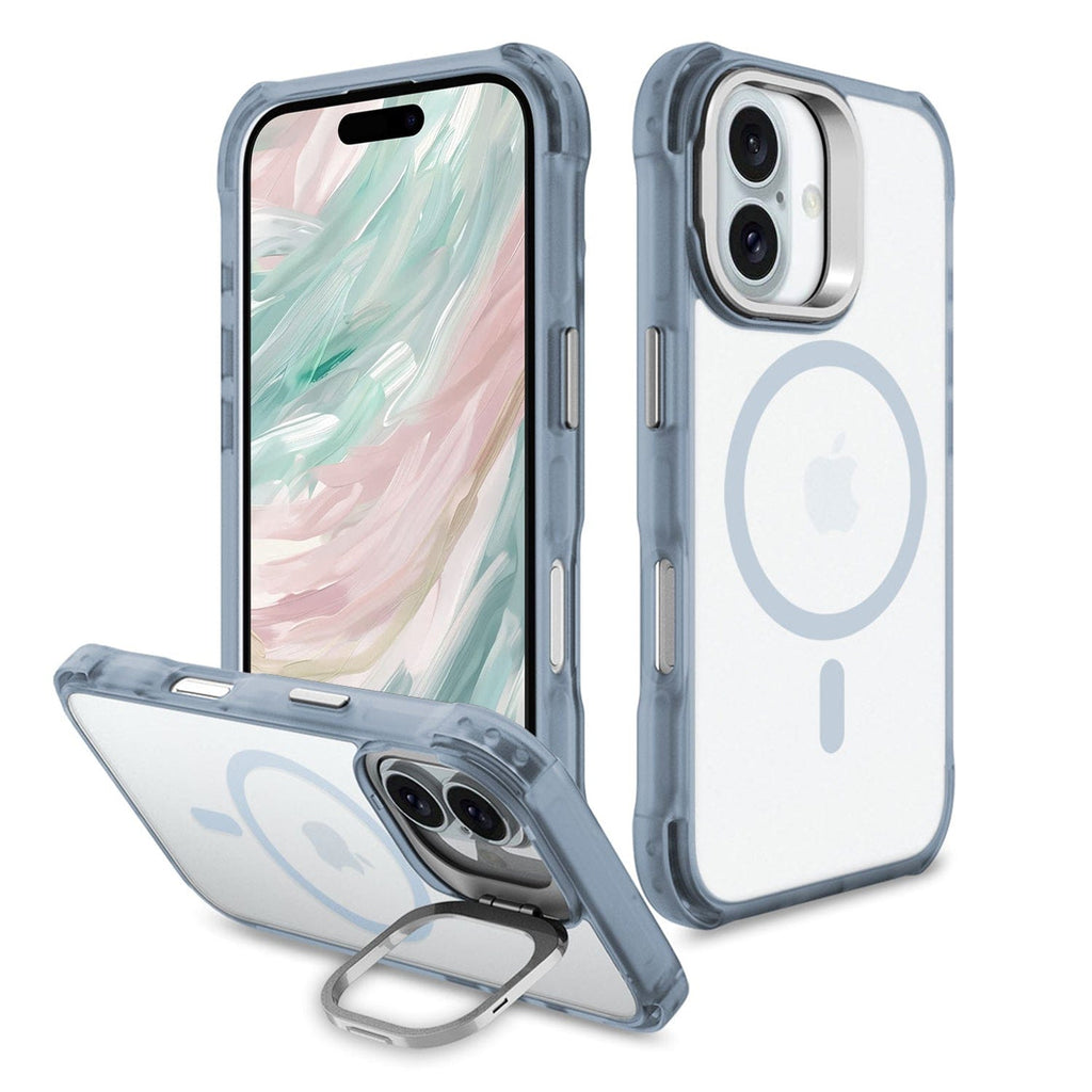 iPhone 16 Clear Kickstand Case - Anti- Slip, Rugged, MagSafe | Venture Series