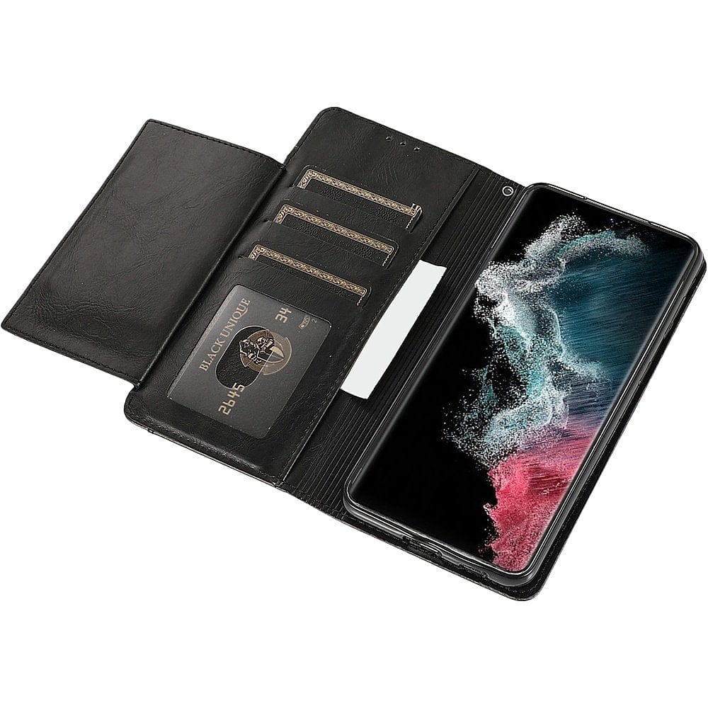 Indy Series Genuine Leather Wallet Case - Samsung Galaxy S23