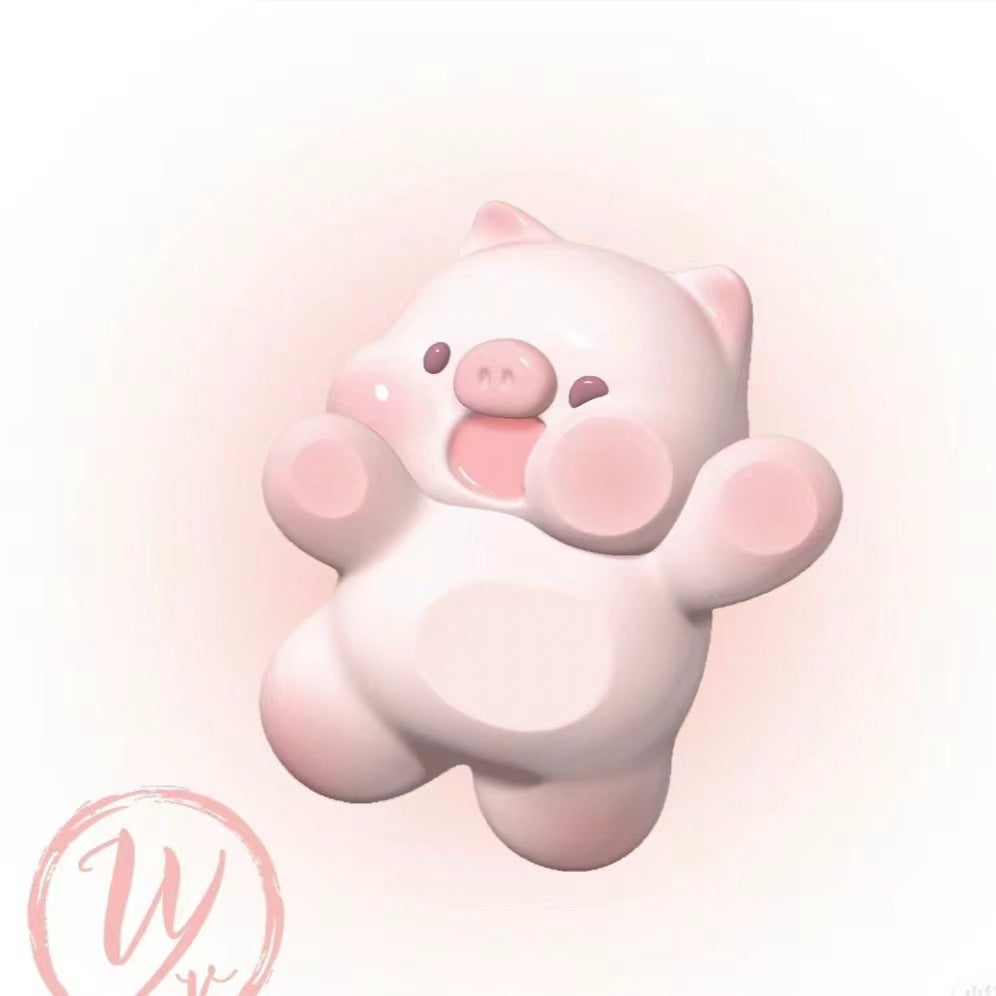 Sleepy Bag Pig Silicone Mold – DIY Squishy, Chocolate & Craft Mold