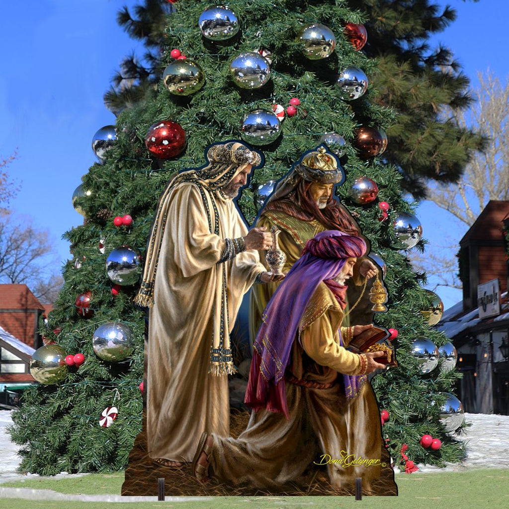 Three Kings Nativity Outdoor Decor by D. Gelsinger - Nativity Holiday Decor - 8461042-2F-1201