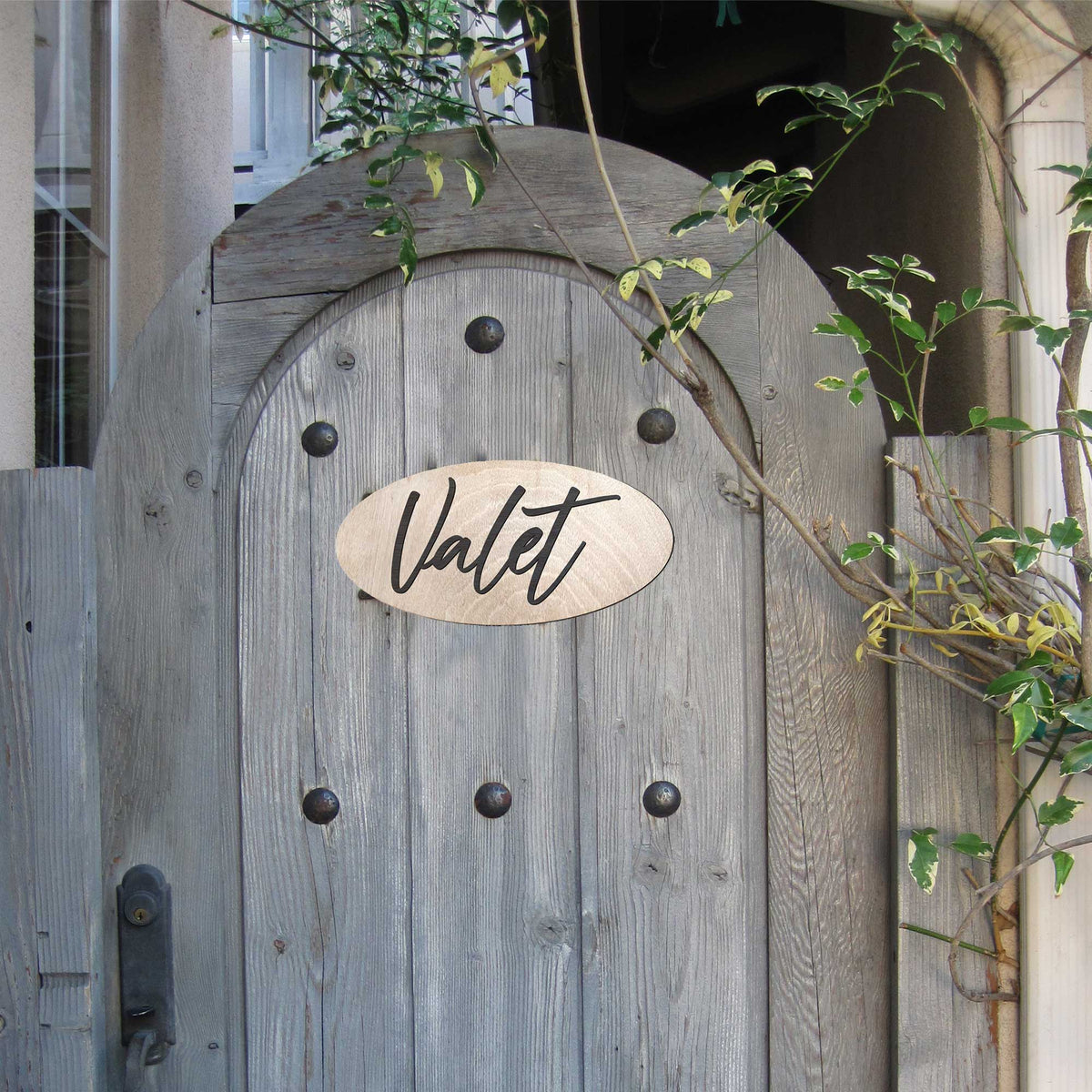 Valet sign, Business sign, Made in the USA sign, Made from wood, lightweight sign - 320341