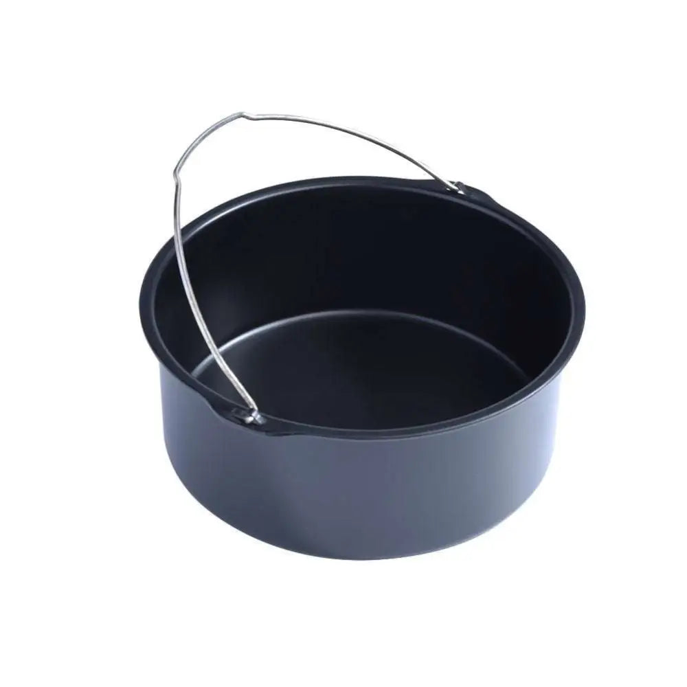 6 in 1 Air Fryer Baking Pan with Metal Holder