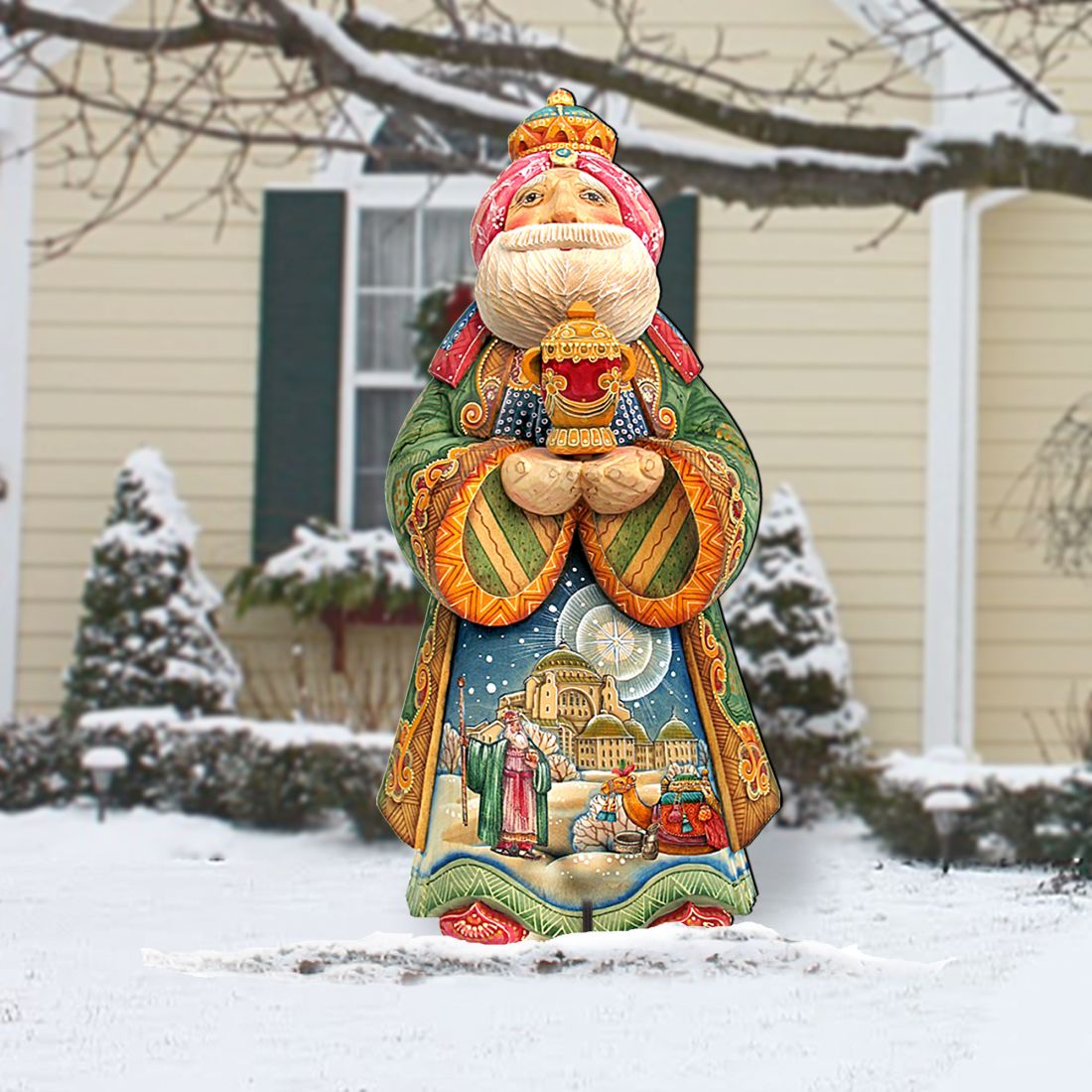 King Gaspar Nativity Outdoor Decor by G. DeBrekht - Nativity Holiday Decor - 8152651F