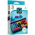 Smartgames IQ Fit - logical thinking game travel puzzle - 120 assignments with 3D puzzle pieces - educational solo game for children and adults - from 6 years