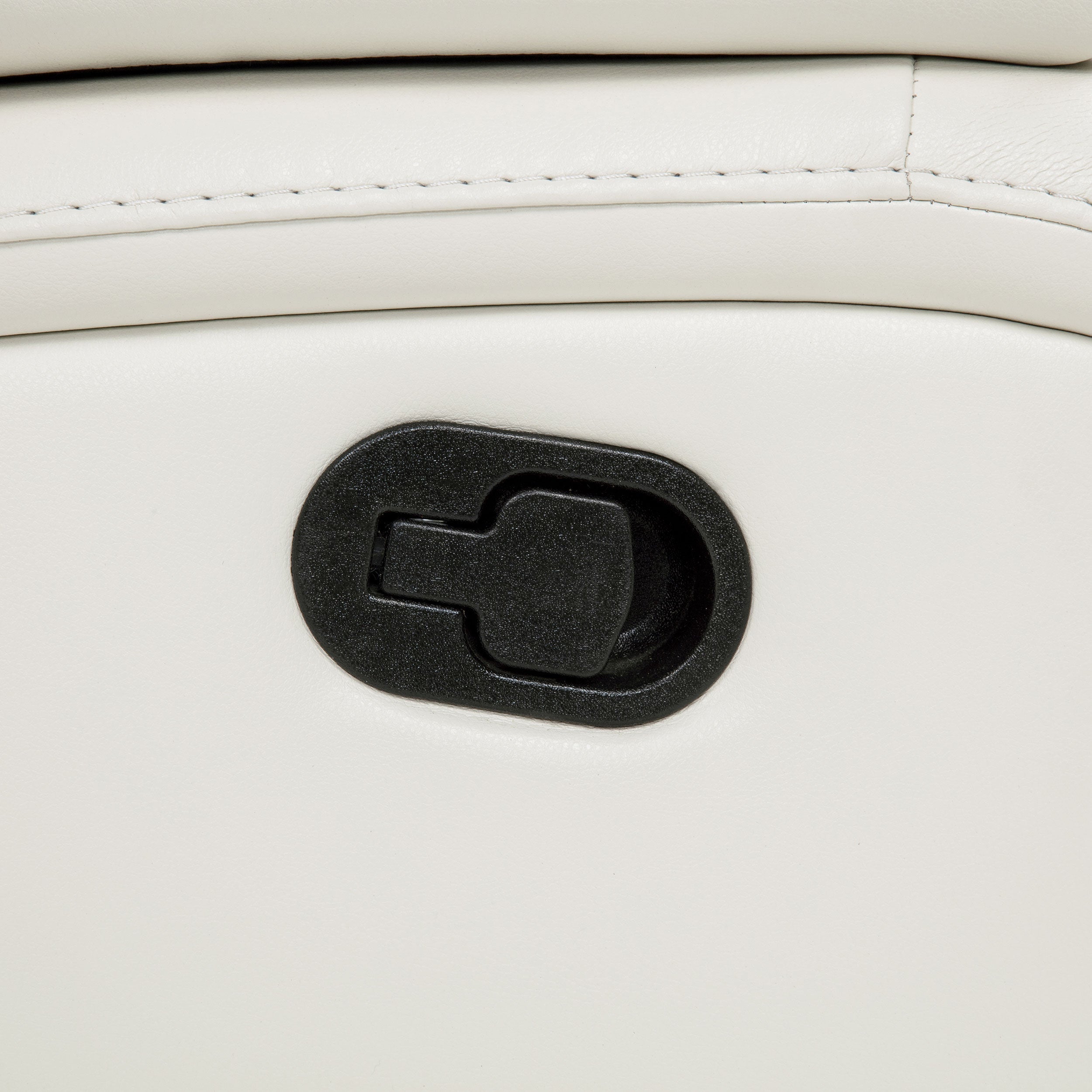 Camila Upholstered Motion Reclining Loveseat White