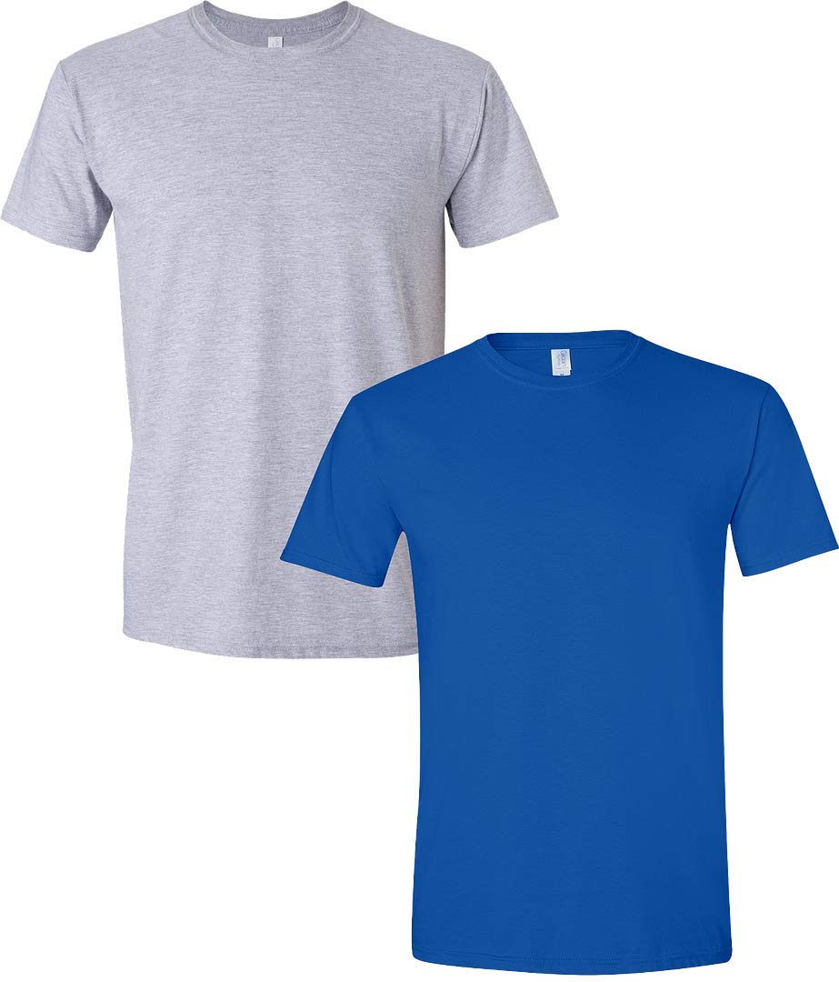 Gildan Adult Softstyle Cotton T-Shirt, Style G64000, Multipack