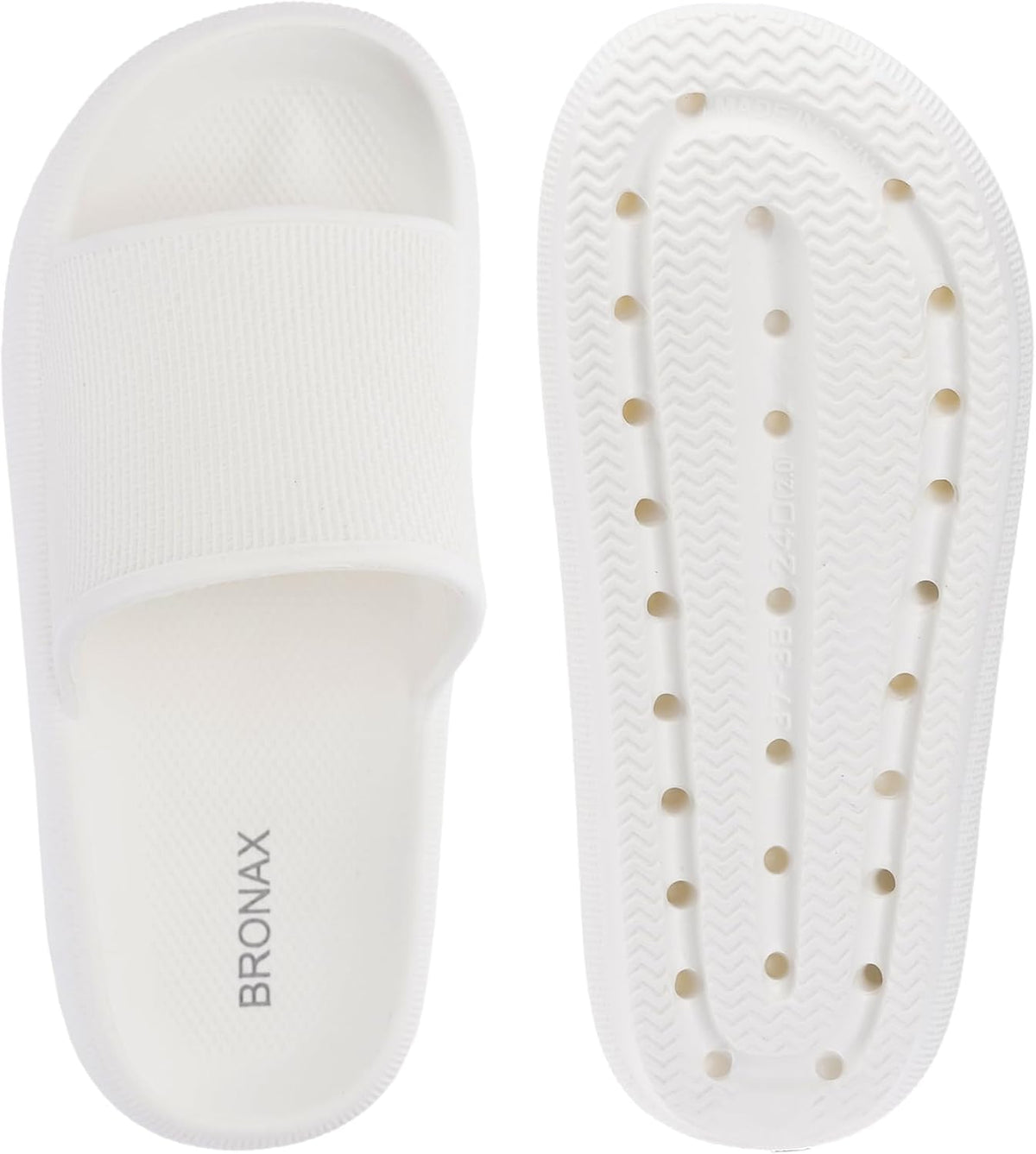 BRONAX Cushioned Thick Sole Pillow Slippers for Women and Men Y10