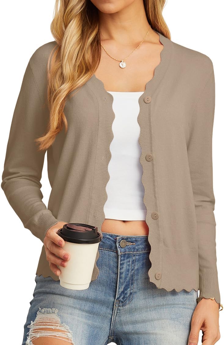 GRECERELLE Cardigan Sweaters for Women Lightweight 2026 Fall Outfits