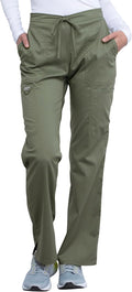 Cherokee WW Revolution Scrub Pants for Women Mid Rise Flare Pant 5 Pockets