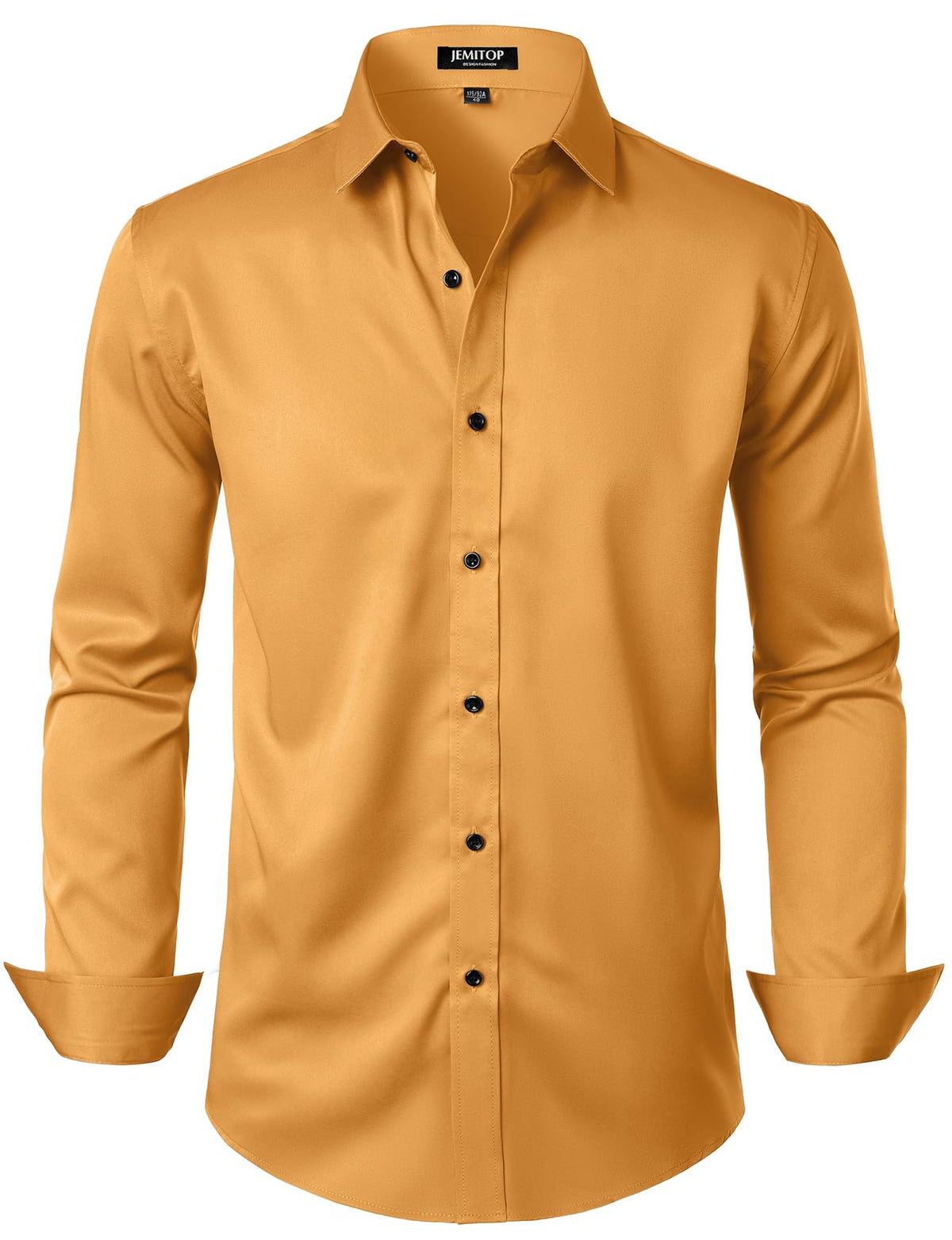 JEMITOP Mens Stretch Wrinkle Free Dress Shirts