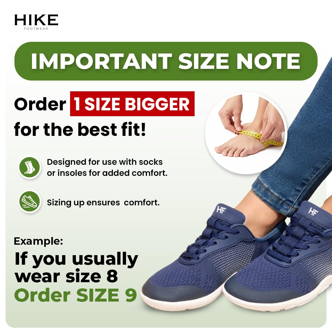 Hike Footwear HF Stride Barefoot Slip On Shoes for Women Men, Wide Toe Box