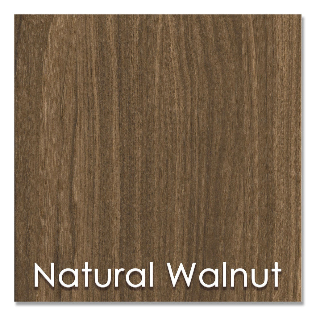 Linea Italia Urban 36" Credenza, Bottom Pedestal, 35.25w x 15.25d x 23.75h, Natural Walnut