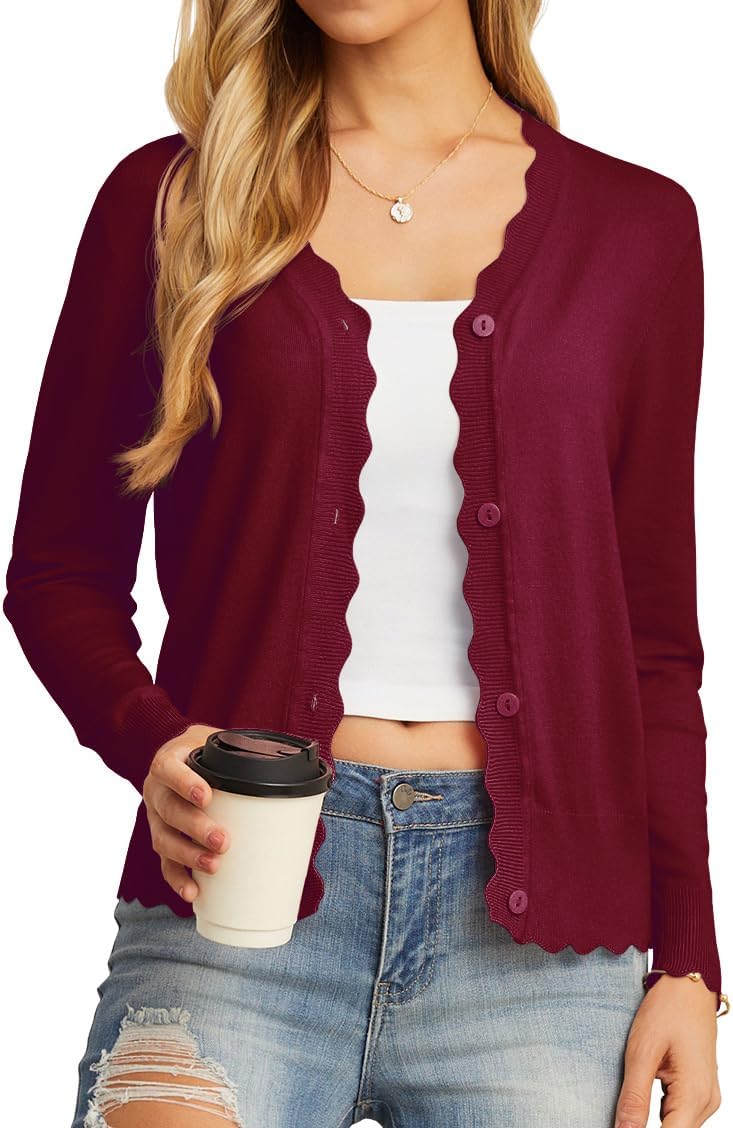 GRECERELLE Cardigan Sweaters for Women Lightweight 2026 Fall Outfits