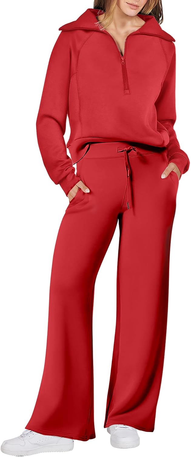ANRABESS Women 2 Piece Set Sweatsuits Lounge Fall Outfits