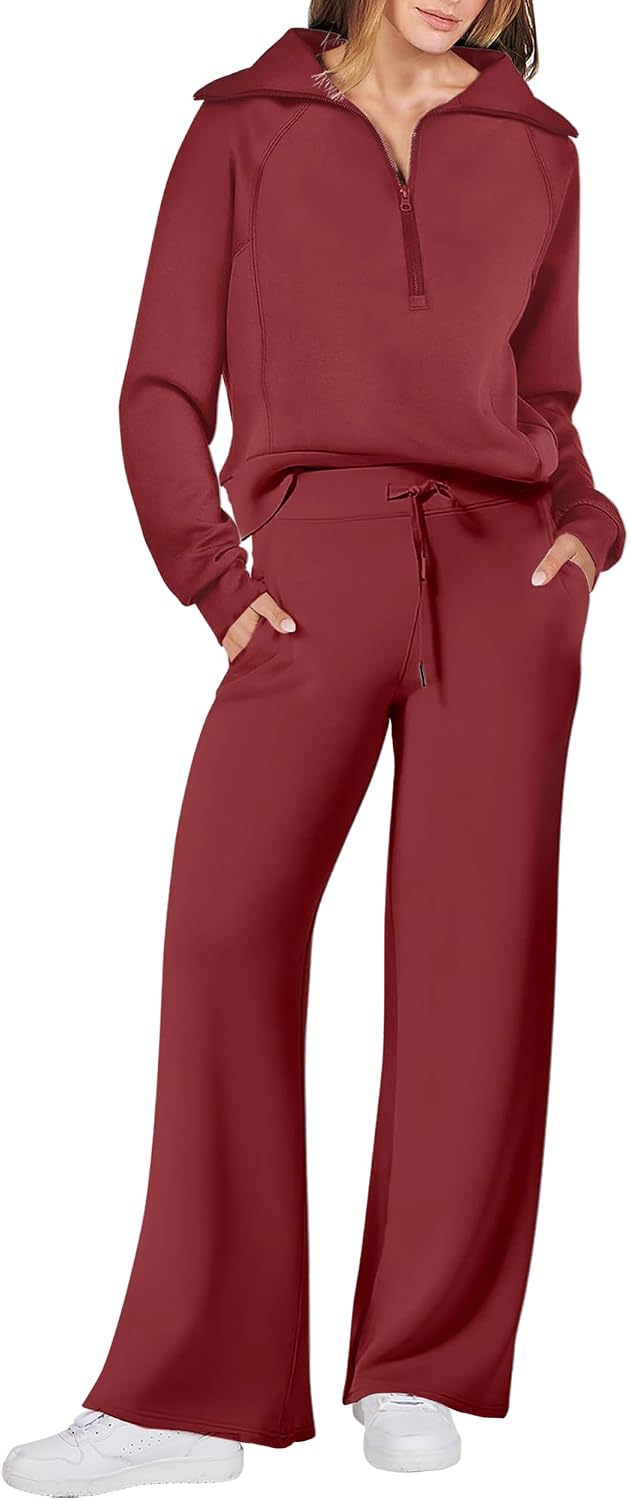 ANRABESS Women 2 Piece Set Sweatsuits Lounge Fall Outfits