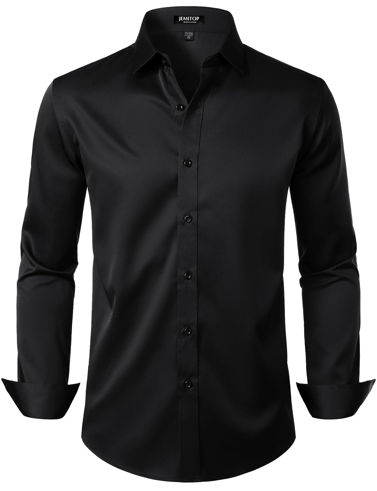 JEMITOP Mens Stretch Wrinkle Free Dress Shirts