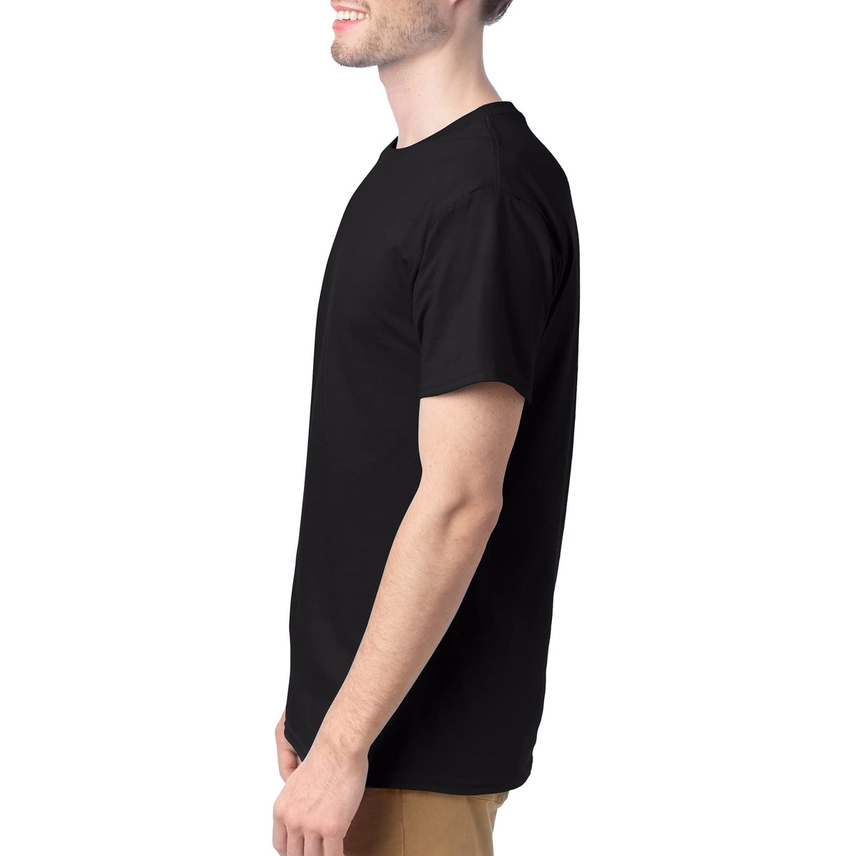 Hanes Men's T-Shirt Pack - 4 or 6 Pack - Essential-T Crewneck Cotton T-Shirts - Everyday Men's Clothing - Big & Tall