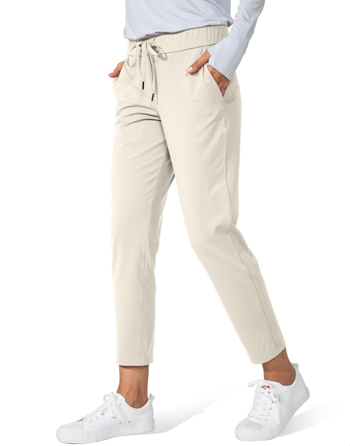 G Gradual Women's Pants with Deep Pockets 7/8 Stretch Ankle Sweatpants