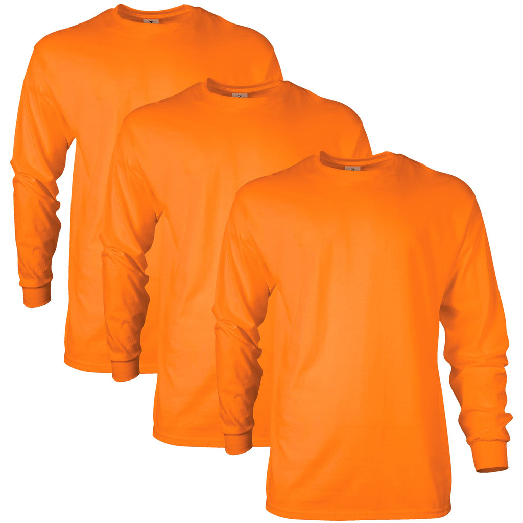 Gildan Adult Ultra Cotton Long Sleeve T-Shirt, Style G2400, Multipack