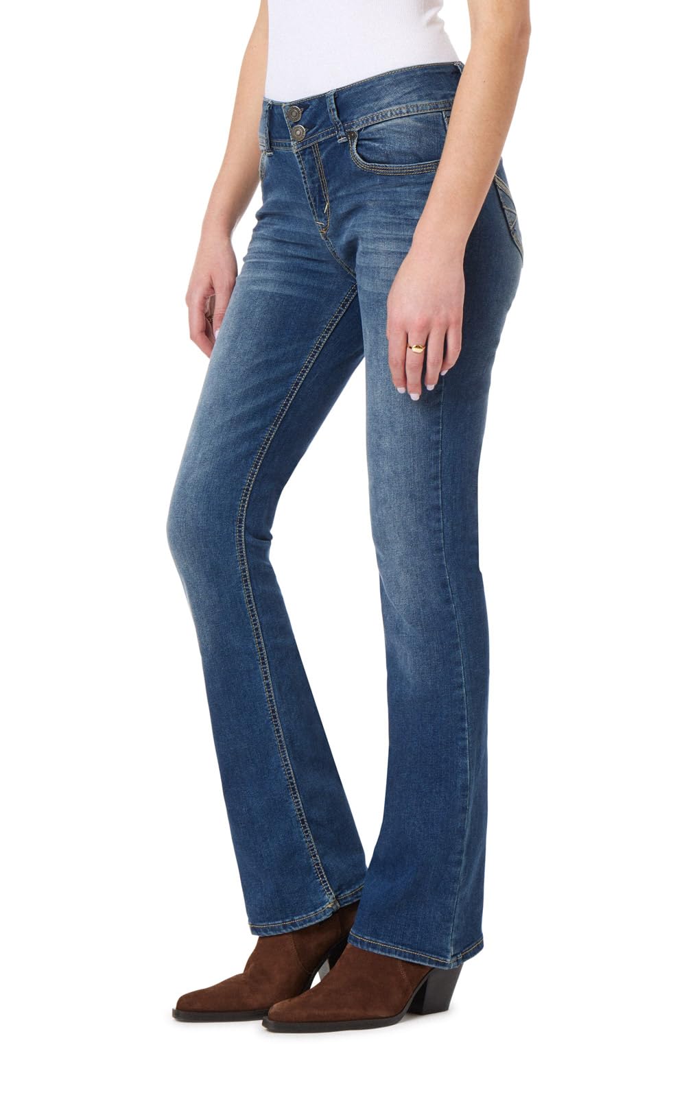 WallFlower Luscious Curvy Bootcut Jeans for Women, Sizes 0-24