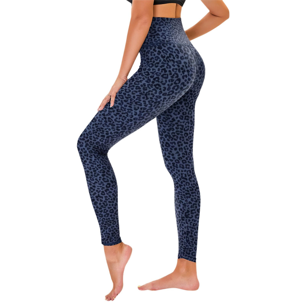 TNNZEET High Waisted Leggings for Women - No See Through Tummy Control Cycling Workout Yoga Pants with Pockets Reg & Plus