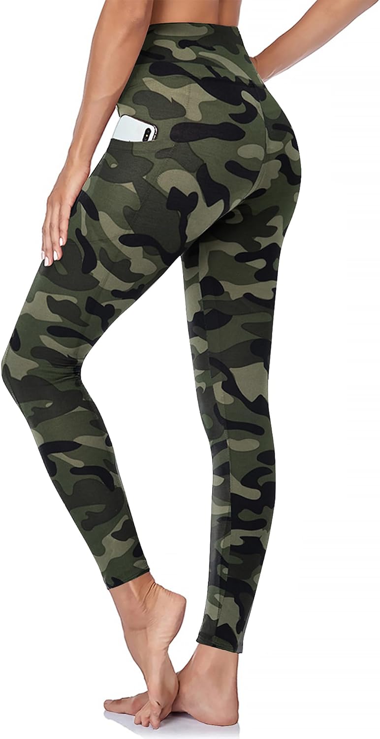 GAYHAY High Waisted Leggings with Pockets for Women - Buttery Soft Yoga Pants for Gym Workout, Athletic Running