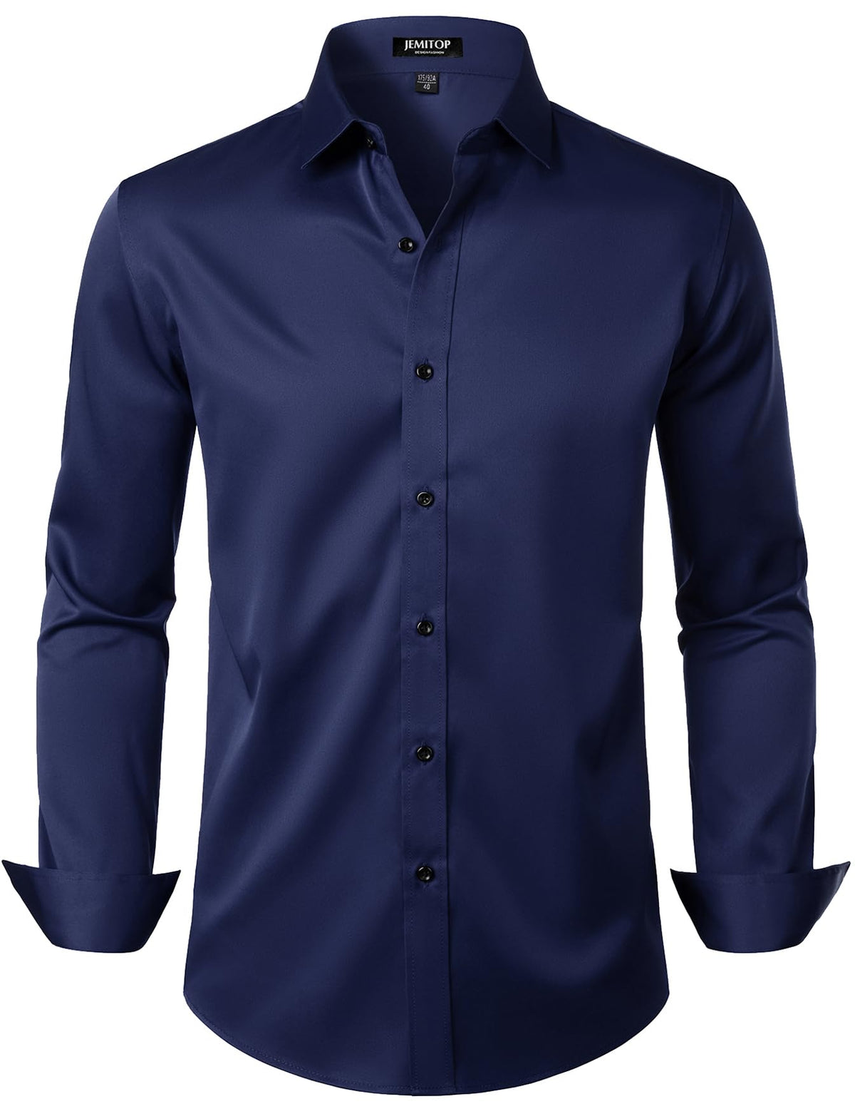 JEMITOP Mens Stretch Wrinkle Free Dress Shirts