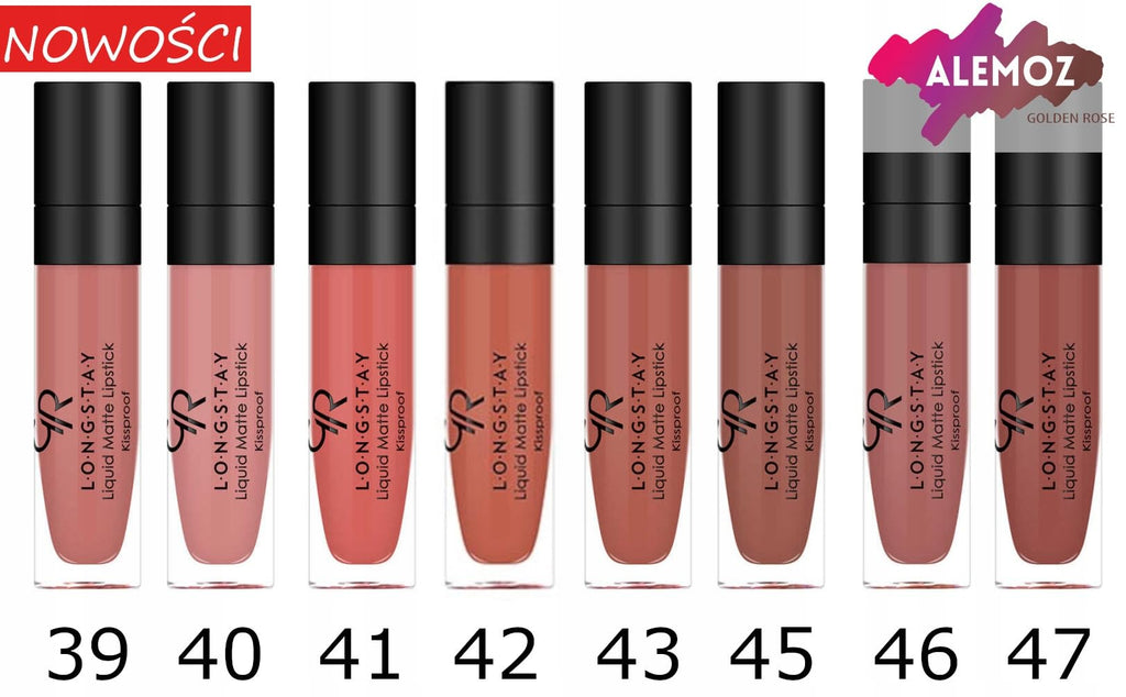 Golden Rose Longstay Liquid Matte Lipstick No:09 - Vibrant Color | Matte Finish