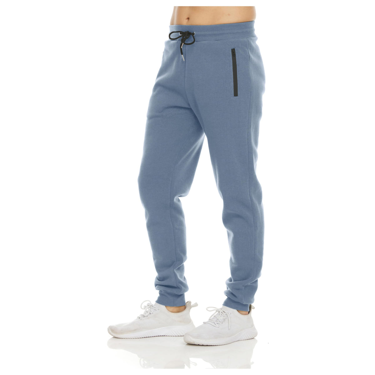 PURE CHAMP Sweatpants for Men 3 Pack Fleece Athletic Workout Joggers Mens Sweatpants with Zipper Pockets Size S-3XL