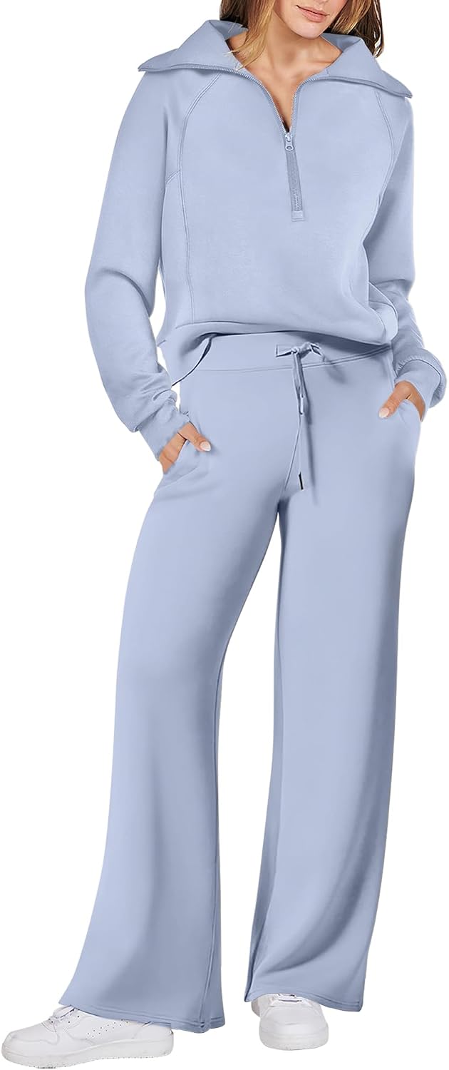 ANRABESS Women 2 Piece Set Sweatsuits Lounge Fall Outfits