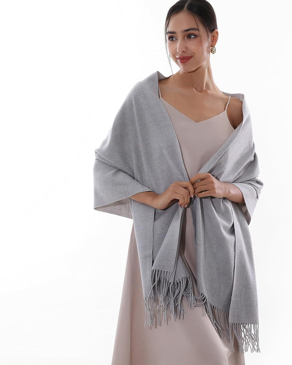 RIIQIICHY Winter Scarfs for Women Pashmina Shawls Wraps for Evening Dresses Large Warm Soft Scarves