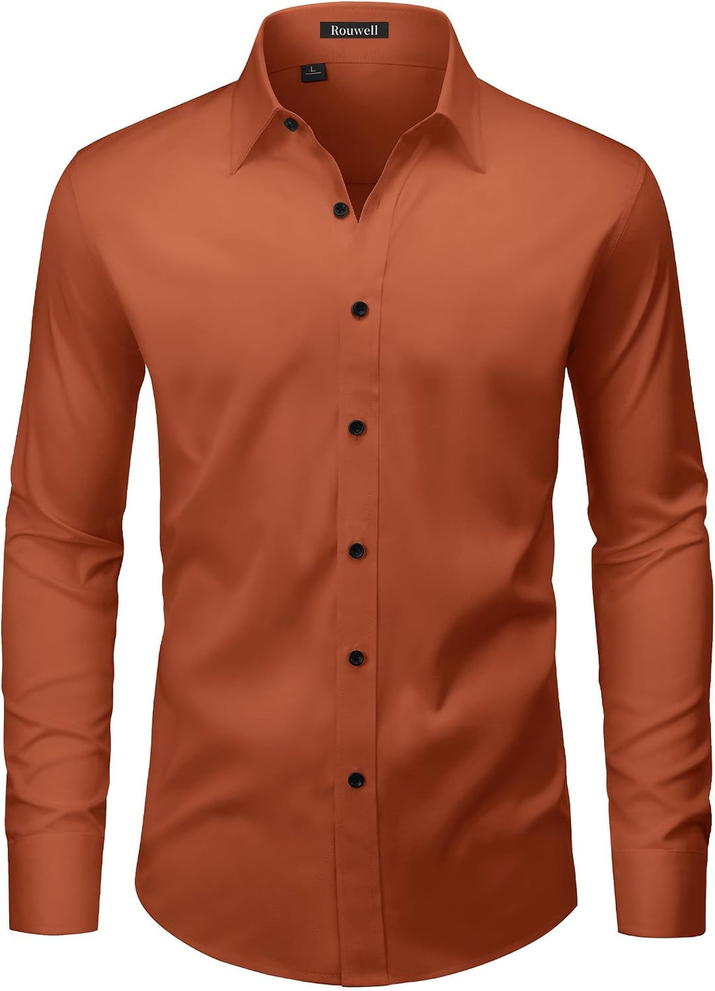Men’s Wrinkle Free Dress Shirts Regular Fit Long Sleeve Non Iron Business Casual Wedding Stretch Button Down Shirt