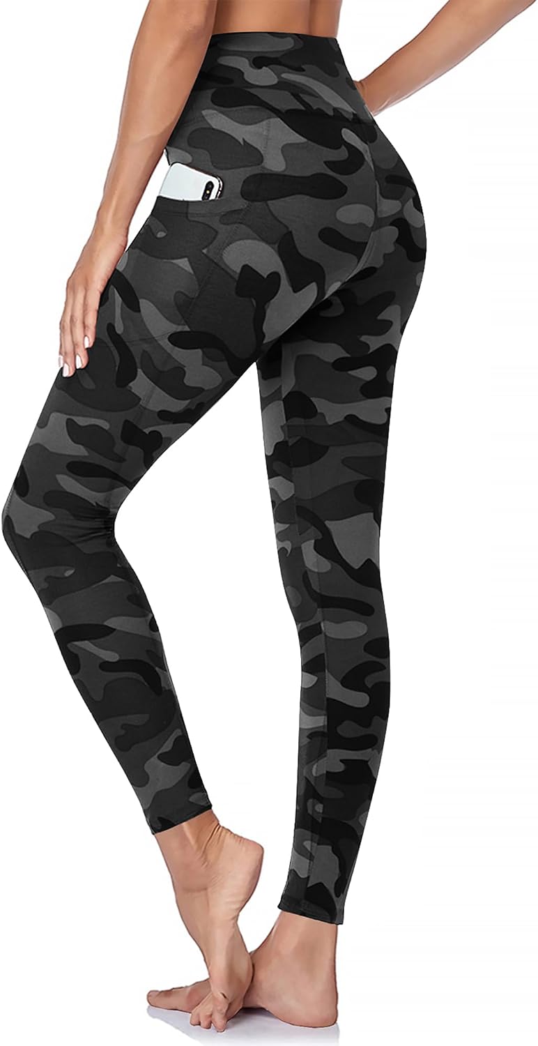 GAYHAY High Waisted Leggings with Pockets for Women - Buttery Soft Yoga Pants for Gym Workout, Athletic Running