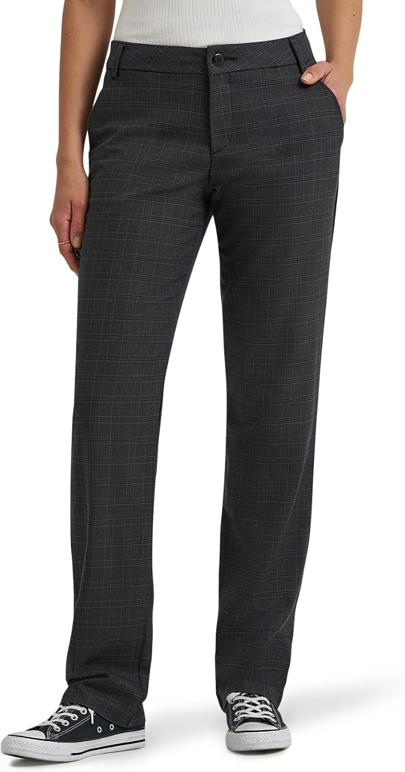 Lee Women's Wrinkle Free Relaxed Fit Straight Leg Pant