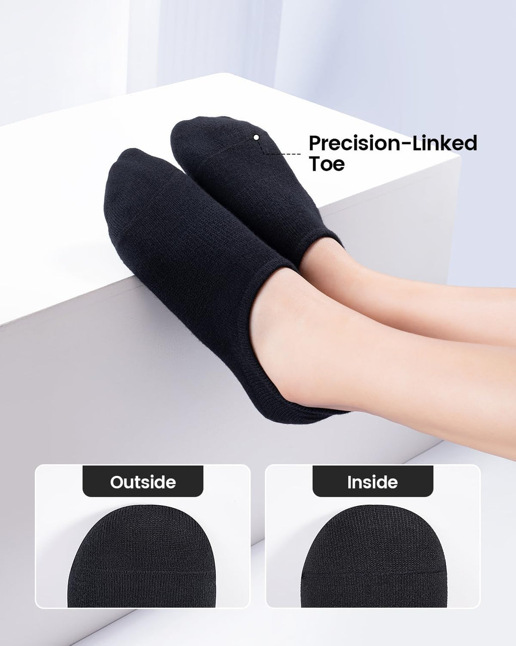 IDEGG Women & Men No Show Low Cut Anti‑Slip Casual Sports Running Socks