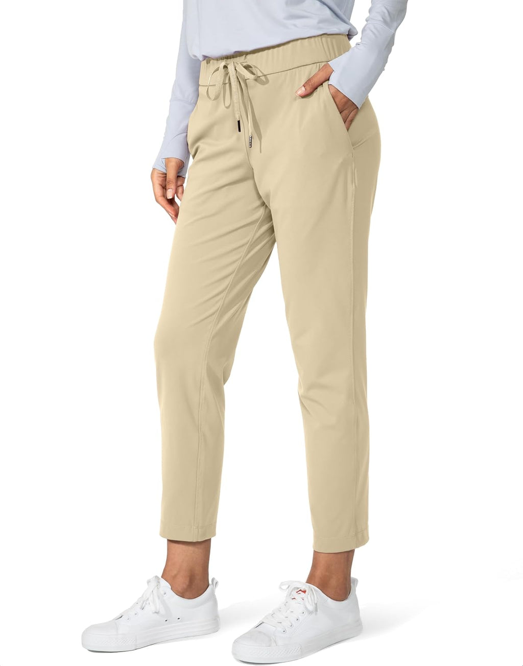 G Gradual Women's Pants with Deep Pockets 7/8 Stretch Ankle Sweatpants