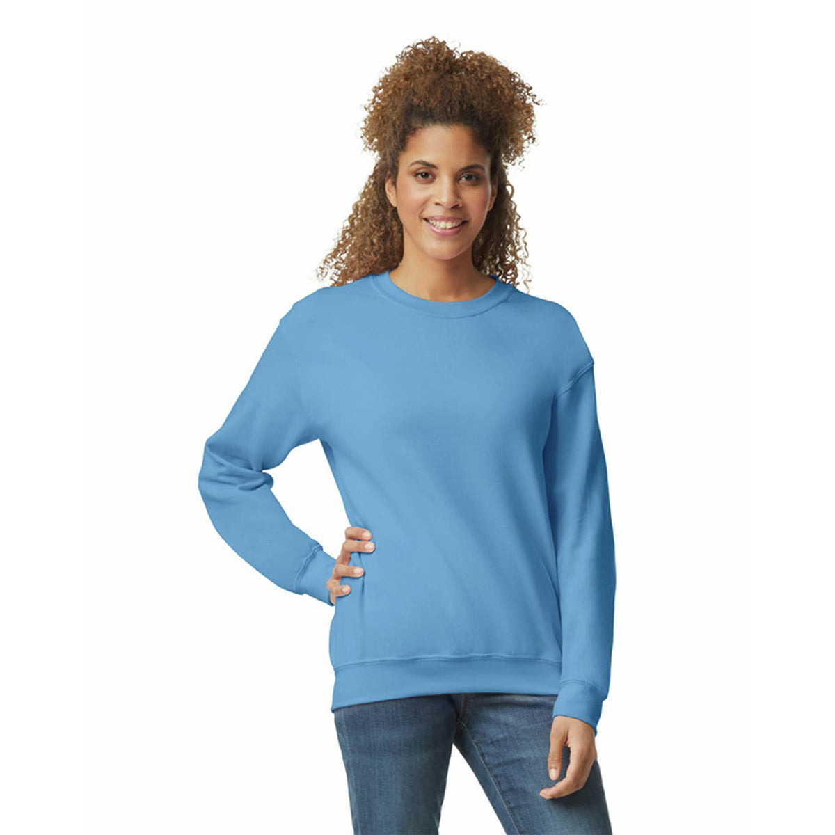 Gildan Unisex Adult Fleece Crewneck Sweatshirt, Style G18000, Multipack