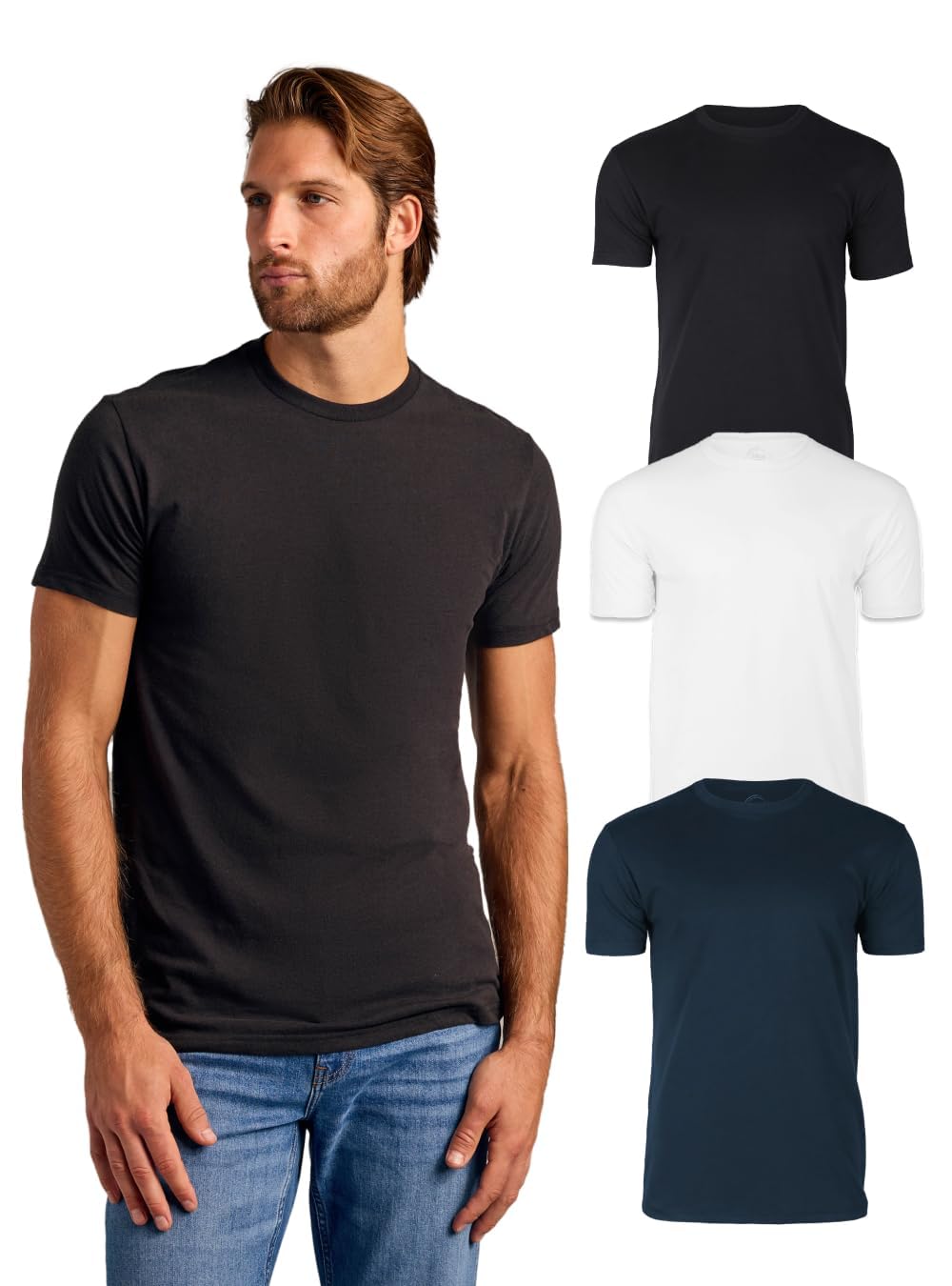 True Classic Mens T-Shirts – Short Sleeve Crew Neck