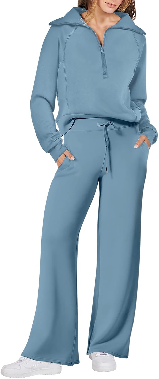 ANRABESS Women 2 Piece Set Sweatsuits Lounge Fall Outfits