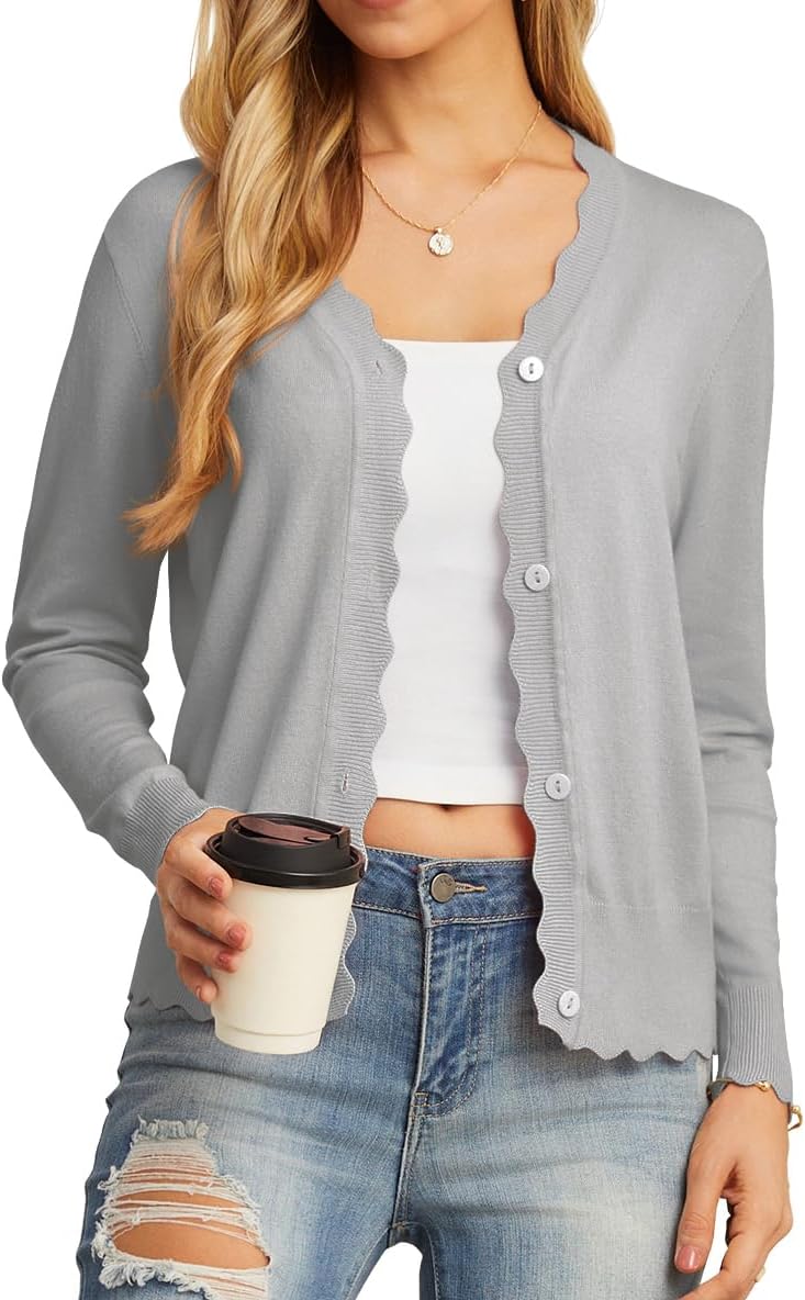 GRECERELLE Cardigan Sweaters for Women Lightweight 2026 Fall Outfits