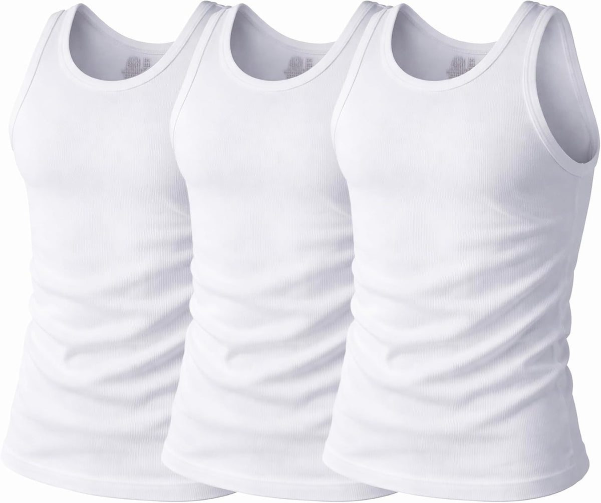 Fruit of the Loom Men's Sleeveless Tag Free Moisture Wicking Tank A-Shirt