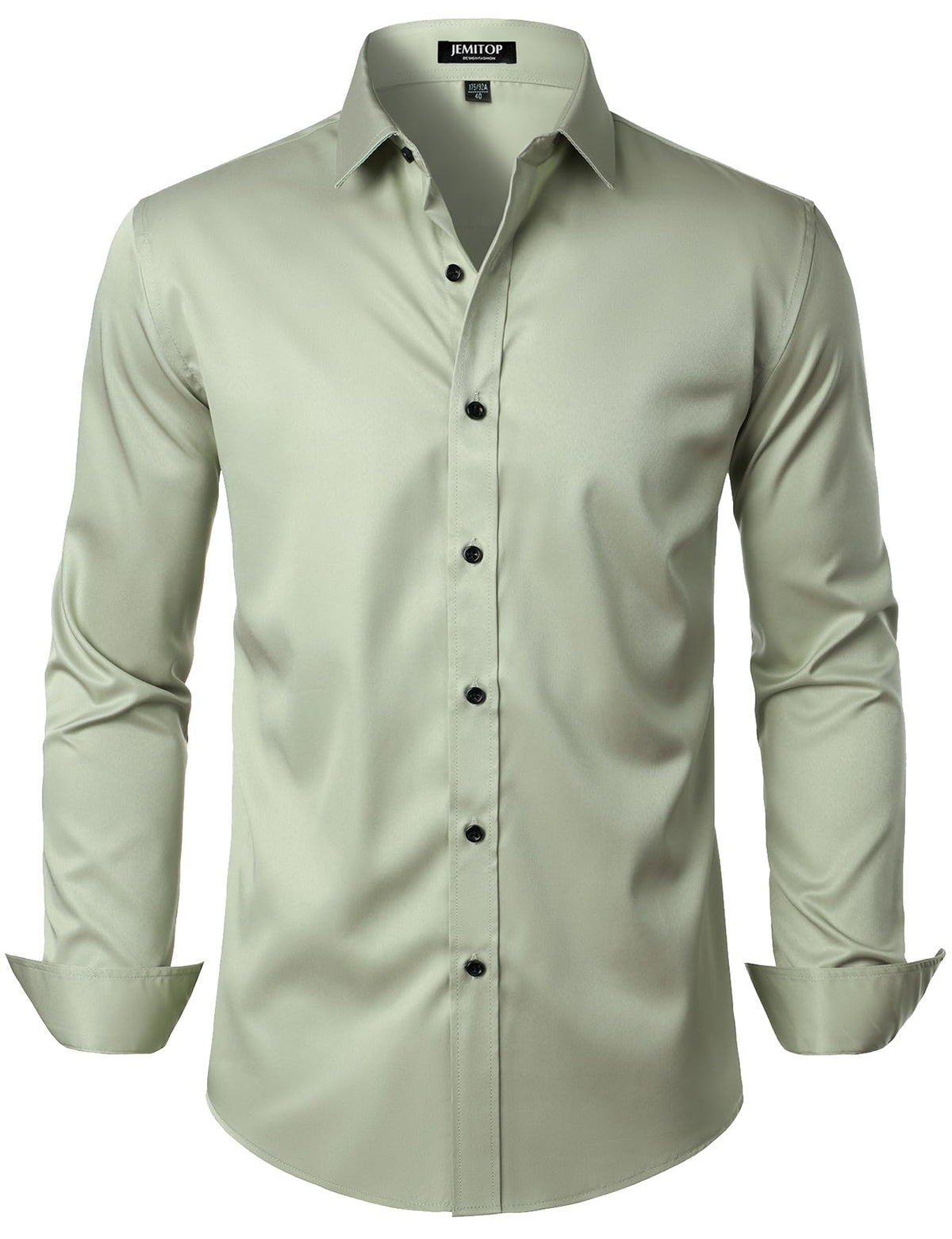 JEMITOP Mens Stretch Wrinkle Free Dress Shirts