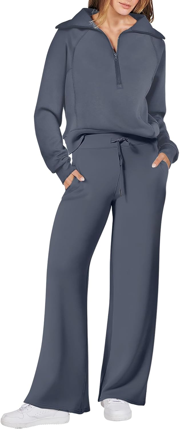 ANRABESS Women 2 Piece Set Sweatsuits Lounge Fall Outfits