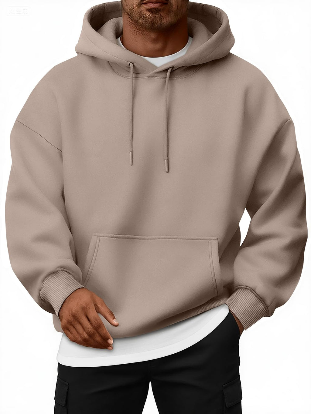 EFAN Mens Oversized Hoodies Fleece Lined Sweatshirts