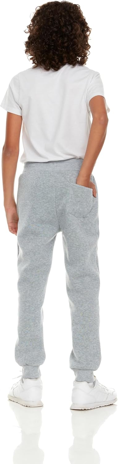 PURE CHAMP 3Pk Boys Sweatpants Fleece Athletic Workout Kids Clothes Boys Joggers with Zipper Pocket and Drawstring Size 4-20
