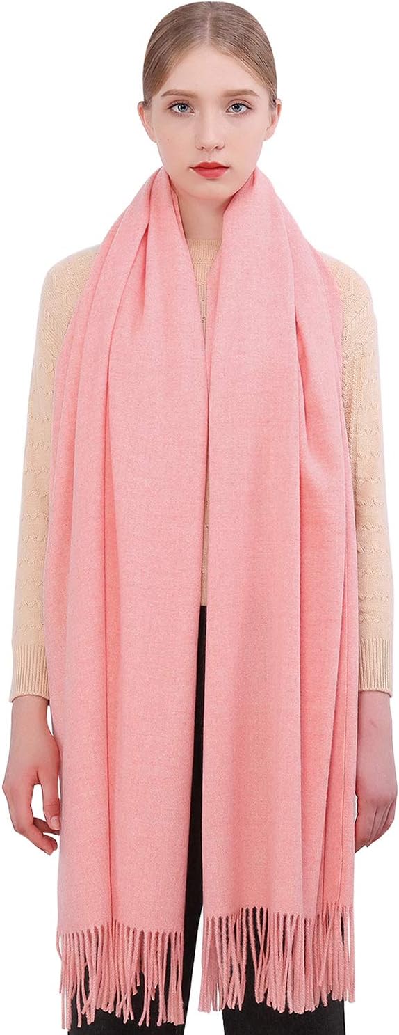 RIIQIICHY Winter Scarfs for Women Pashmina Shawls Wraps for Evening Dresses Large Warm Soft Scarves